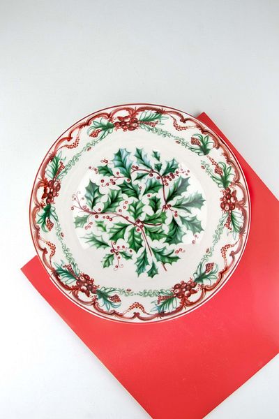 Bursa Porselen Dekor Winterberry Oversized Salad Bowl