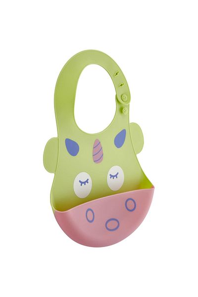 Babyjem Baveta BabyJem din silicon Soft Baby Bib Culoare: Verde