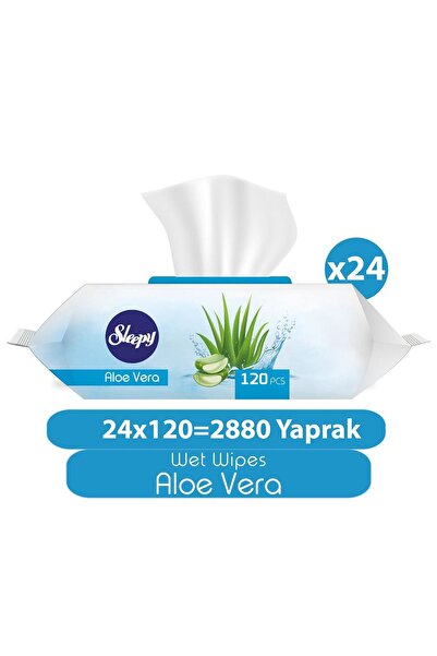 Sleepy Aloe Vera Islak Havlu 24X120 (2880 Yaprak)