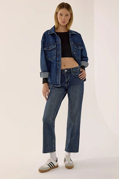 Hiccup Blugi scurti din denim cu talie joasă