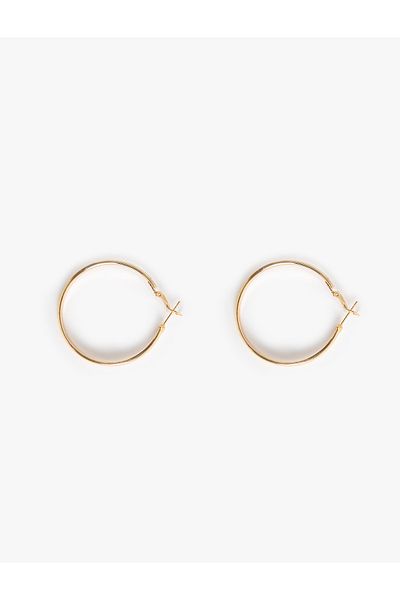 Koton Fine Steel Blend Hoop Earrings