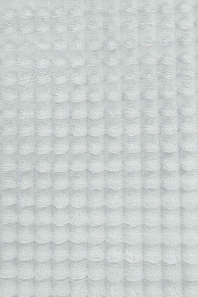 Raschel Carpet Balat Carpet 3-Piece Non-Slip Base Bubble Plush Bath Mat White 50X50 (Round)-50X50 and 50X70