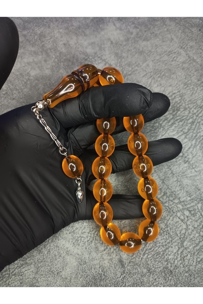 Mos Tespih Şak Şak Maskot Toz Kehribar Tesbih