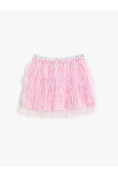 Koton Ruffled Elastic Waist Skirt