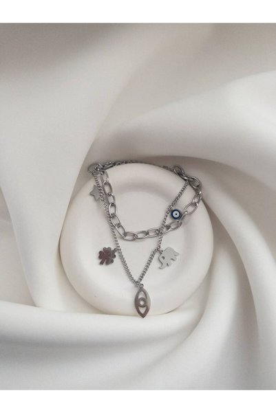 minnejewelry Charm Bracelet - Steel Chain Bracelet