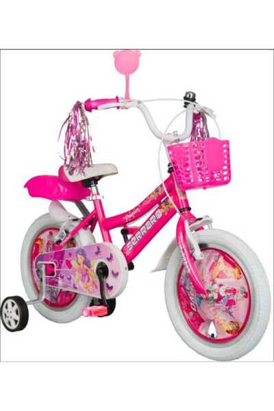 Serraro 16 Jant Çocuk Bisikleti Pembe Sepet-bagajlı Full