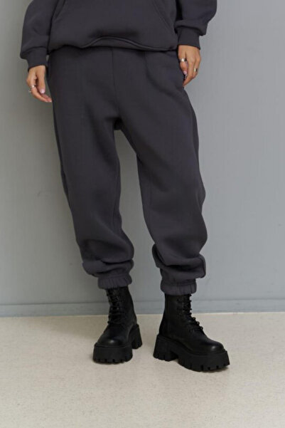 BayBayan Γυναικείο Φούτερ Jogger με ψηλόμεσο και ελαστικό πόδι