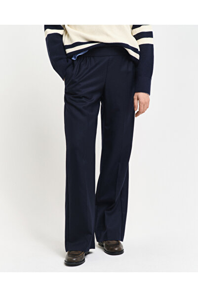 Gant Kadın Lacivert Relaxed Fit Pantolon