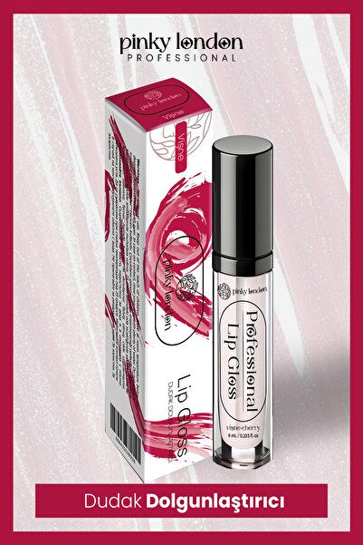 Pinky London Vişneli Dudak Dolgunlaştırıcı ve Parlatıcı Lip Gloss