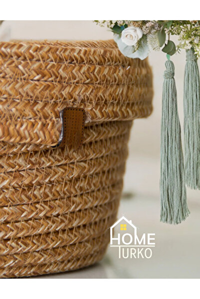 HomeTurko Jute Napkin Holder Basket, Bohemian Napkin Holder, Gift Household Item, Dining Table