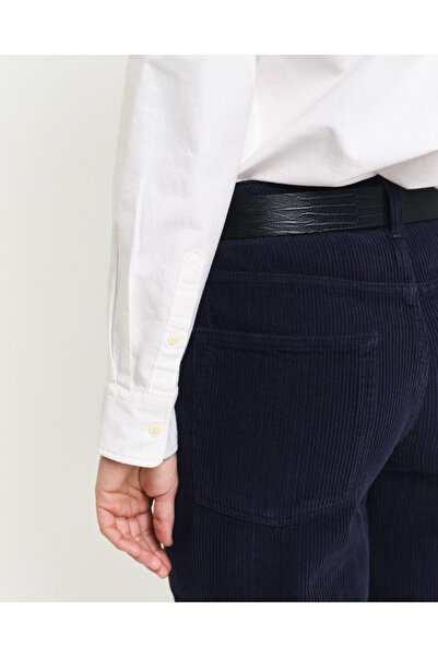 Gant Kadın Beyaz Regular Fit Düğmeli Yaka Oxford Gömlek