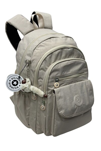 Klinkır Unisex Adjustable Orthopedic Strap School Bag with 9 Compartments Laptop Compartment Waterproof Fabric