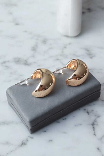 NAS fashion Kadın Yarım Ay Damla Çelik Küpe Gecenin Işıltısını Stilinizle Buluşturun