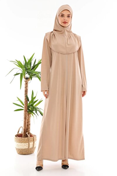 medipek Zippered One-Piece Prayer Dress Mink