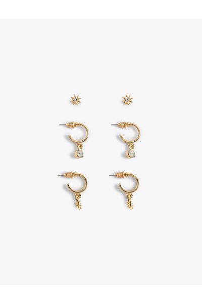 Koton Stone Detailed Earring Set