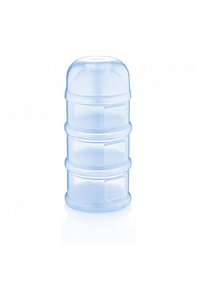 Babyjem Recipient lapte praf BabyJem cu 3 compartimente (Culoare: Bleu)
