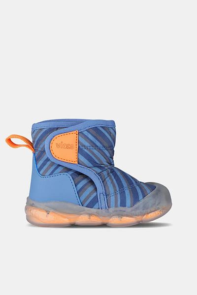 Vicco Helium Lighted Velcro Children's Boots with Fur Inside Jeans