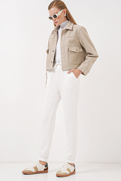 Bigdart 55450 Μοντέλο Λευκό Φούτερ - Τρεις Κλωστές