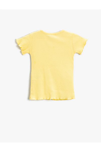 Koton Tricou de bază cu mânecă scurtă din bumbac