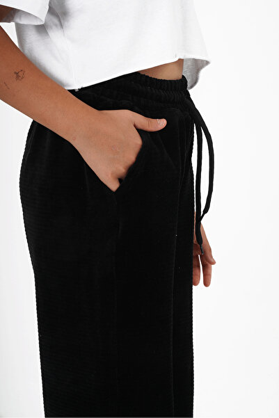 HayKids Еластичен кадифен панталон за момичета