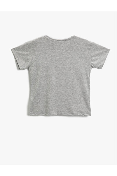 Koton Bawełniana koszulka z nadrukiem Batmana, licencjonowana przez Warner Bros, z okrągłym dekoltem