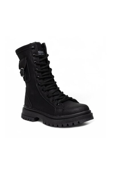 grijak ÇOCUK KÜRKLÜ CEPLİ POSTAL BOT