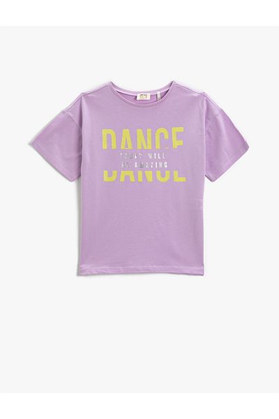 Koton Tricou fetiță liliac 2SKG10117AK