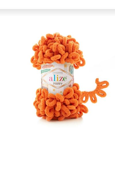 Alize Puffy 06 Orange 5 Pack