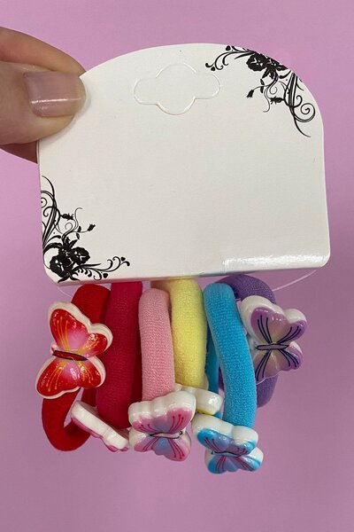 TAKIŞTIR Cataramă din cauciuc cu fluture din 6 bucăți