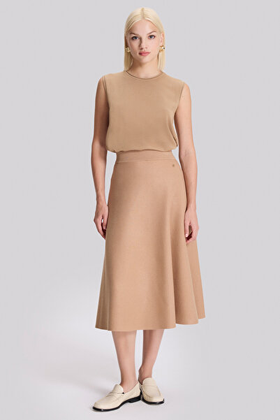 Naramaxx Midi Boy Triko Kloş Etek