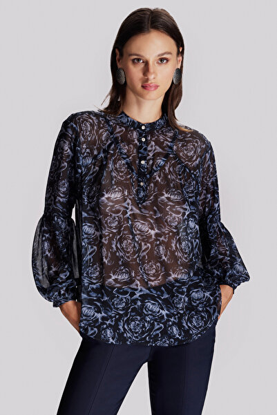 Naramaxx Büzgü Detaylı Yarım Patlı Bluz