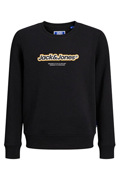 Jack & Jones Çocuk Logo Baskılı Bisiklet Yaka Sweatshirt - Vesterbro