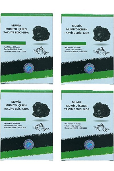 MUMİA MUMİYO İÇEREN TAKVİYE EDİCİ GIDA %100 Saf Mumiyo 30'lu Tablet Kırgızist...