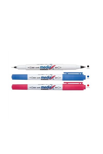 UNİ-BALL Uni-Ball Acetate Pen Mediax Cd-R 0.4-0.9 mm Blue Pd-153T