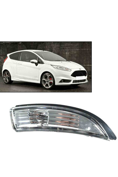 shop Ford Fiesta Uyumlu Ayna Sinyali Nikelajlı Sağ 2008-2017