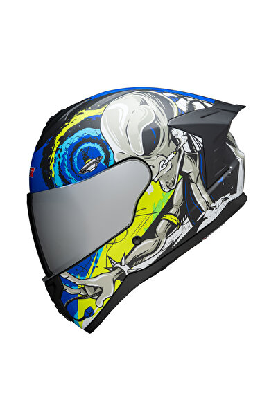 NCR Rapid Aynalı Cam Kapalı Kask (Ece Belgeli)