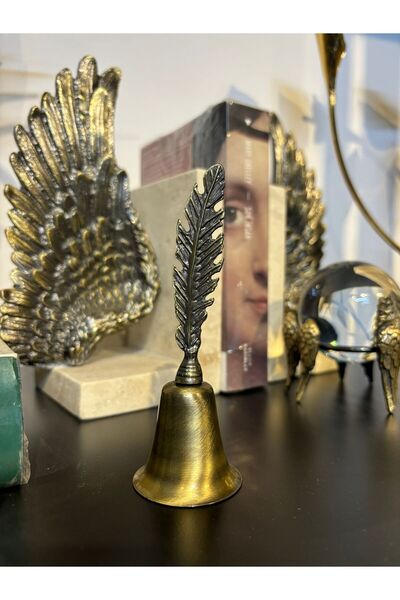 Mercan Tasarım Atölyesi Tüy Tepeli Mum Söndürücü Çan-eskitme (antik)
