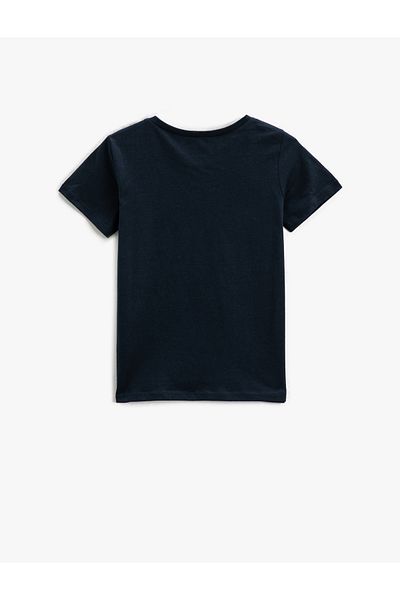 Koton Tricou cu mânecă scurtă imprimat cu gât crew