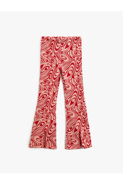 Koton 3skg40117ak Girl's Tights Pink Patterned