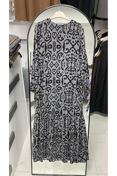 Zeynep Butik Viscose Hijab Εποχιακό Γυναικείο Φόρεμα 1300
