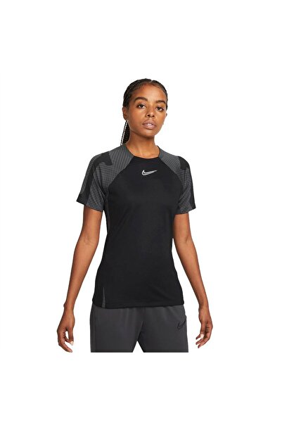 Nike Μαύρο γυναικείο μπλουζάκι προπόνησης - M Nk Df Strk Ss Top K Dh8840-011