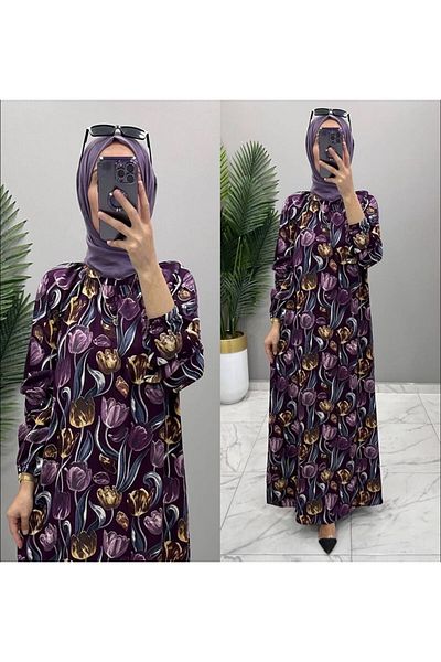 Zeynep Butik Φόρεμα με σχέδιο Lily 1296