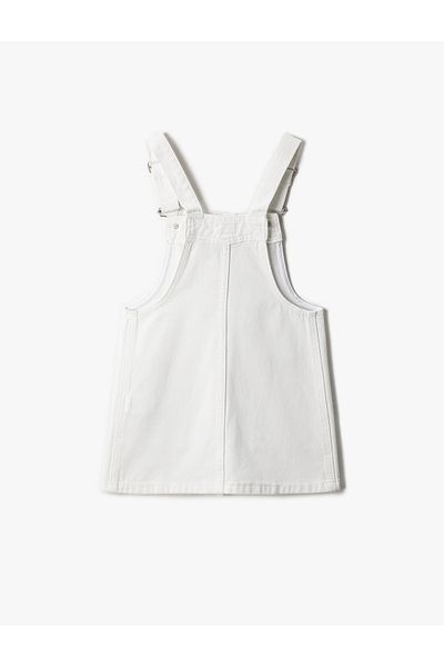 Koton Salopet Dress Pocket Buttoned Metal Buckle Adjustable Strap