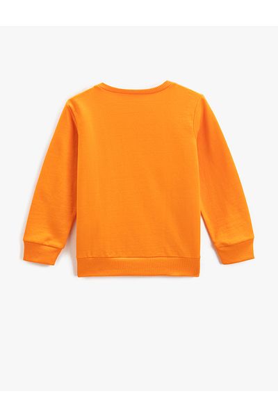 Koton 3skb10013tk Sweat pentru băiat portocaliu