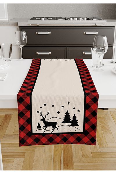 Filamente Χριστουγεννιάτικο μοτίβο Digital Printed Runner - Πρωτοχρονιάτικο 140x40 εκ