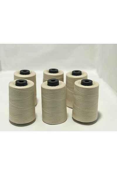 Lider Set of 6 Cotton Sewing Thread - Size 60 5000Mt