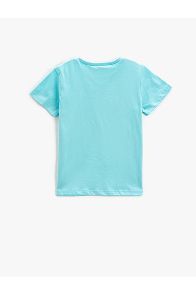 Koton Tričko Crew Neck s krátkým rukávem – potištěné