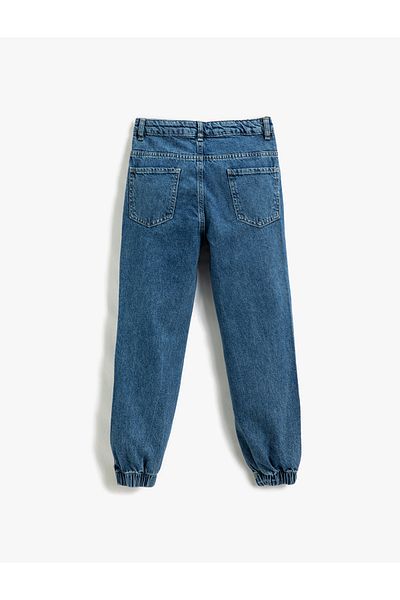 Koton Jogger Jeans Pocketed Cotton - Jegging džíny s nastavitelným elastickým pasem