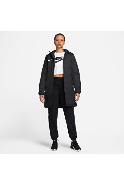 Nike Park 20 Repel Kadın Siyah Kapüşonlu Mont