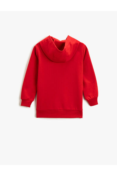 Koton Engedélyezett Spider-man nyomtatott kapucnis pulóver